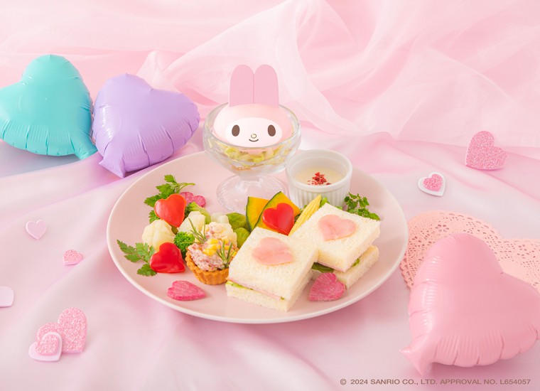 「My Melody Cafe ～Heartful Party～」メニュー