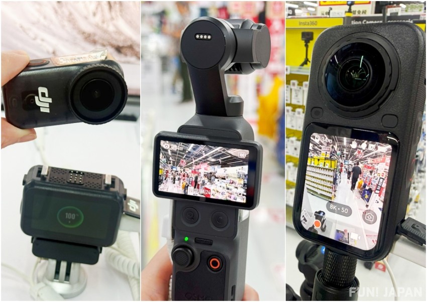 日本 運動相機 Vlog BicCamera 熱門 推薦 DJI Insta360