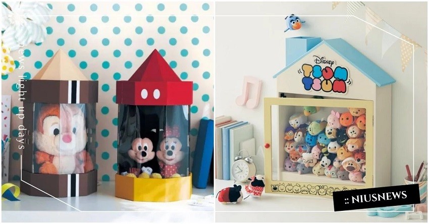 TsumTsum終於有家了♡日本推出「迪士尼娃娃收納箱」可愛又實用！
