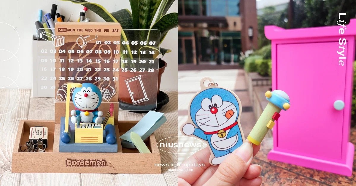 哆啦A夢進駐台灣7-ELEVEN！超可愛木製任意門、時光機及經典場景，準備佔領你的桌面
