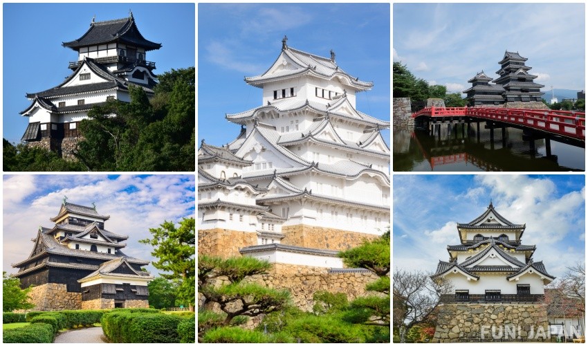 有關日本城堡與國寶五城