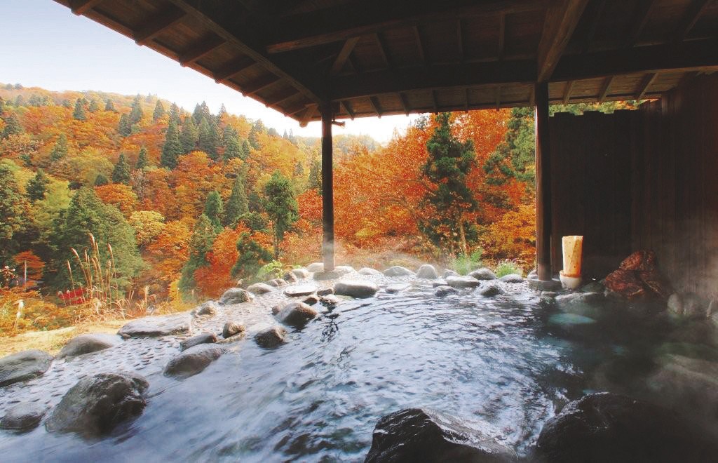 銀山溫泉 瀧見館 溫泉 紅葉