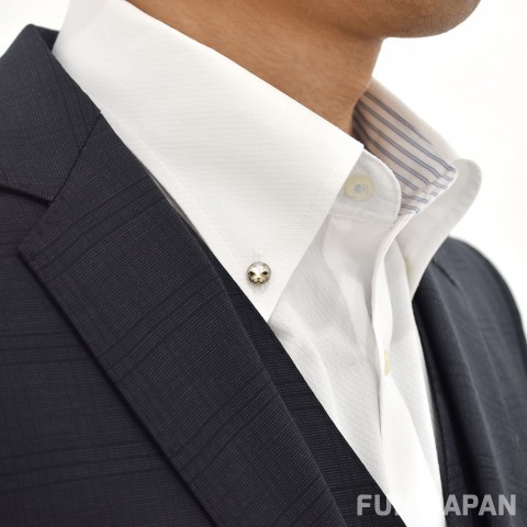 日本製 領扣 貓／迷彩