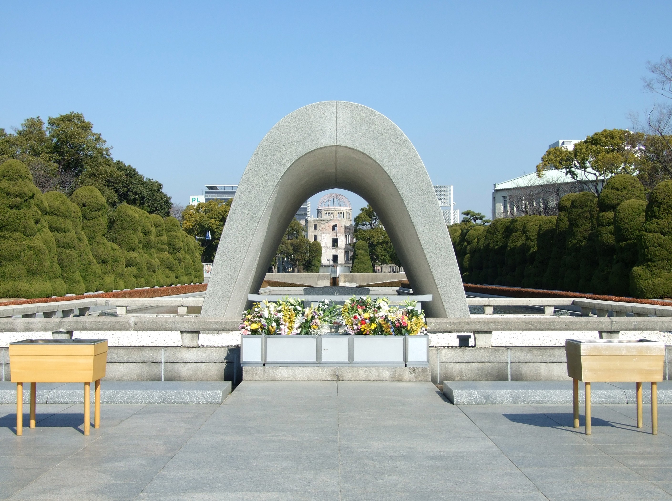 Peace Memorial Park, built with a wish for world peace