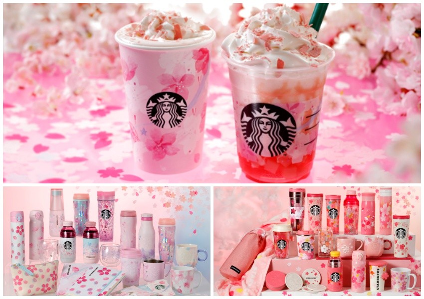 日本Starbucks推出櫻花特飲 櫻花系列商品限量搶市發售