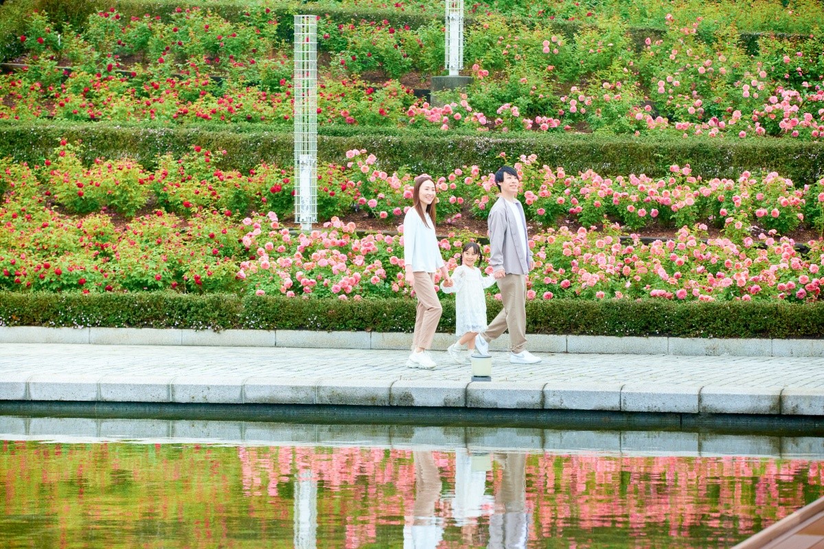 Gunma Flower Park + Rose Garden in the 'MINAMO' Area