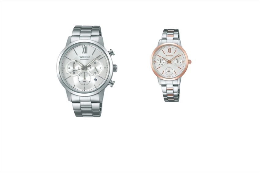 機能豐富嘅男女對錶系列 「WIRED PAIR STYLE」 時尚石英錶