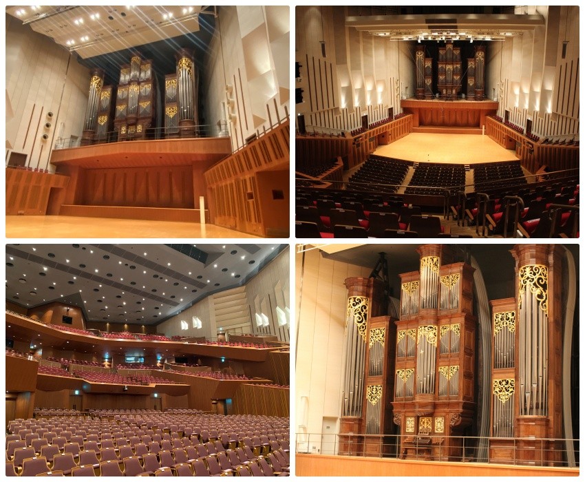擁有全球最大型管風琴嘅「東京藝術劇場」音樂表演廳