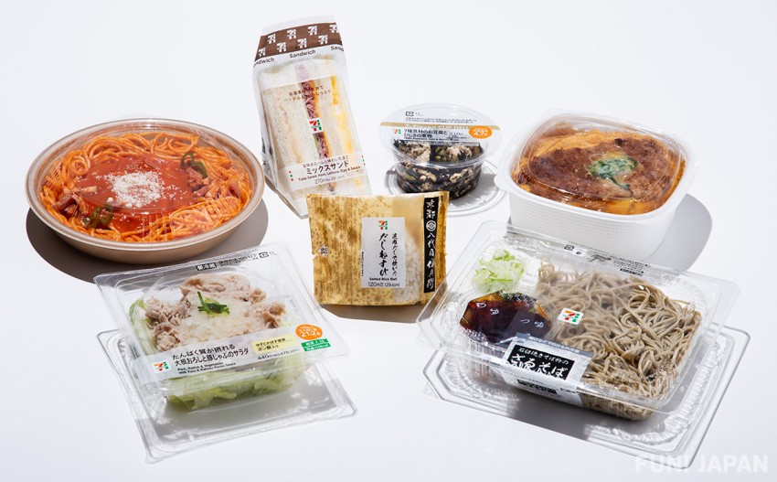 Popular 7-ELEVEn products: bento and rice balls