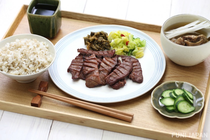beef tongue set meal (牛タン定食 / gyutan teishoku)