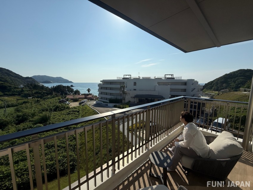 Hotel seven x seven Itoshima Kamar Balkon