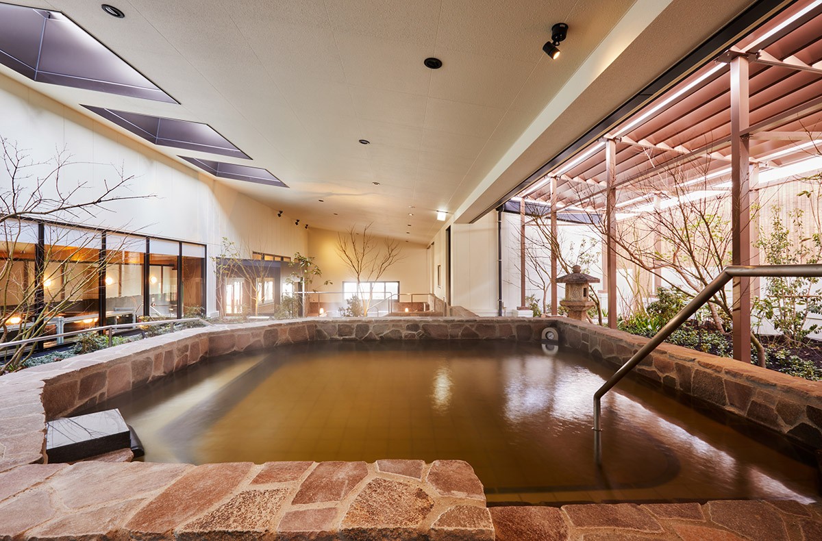 Solaniwa Onsen's charms and highlights ①: 9 types of baths and hot springs