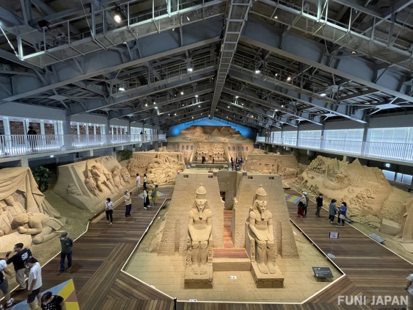 Co-starring the skills of a sand sculptor and the power of nature: The Sand Museum