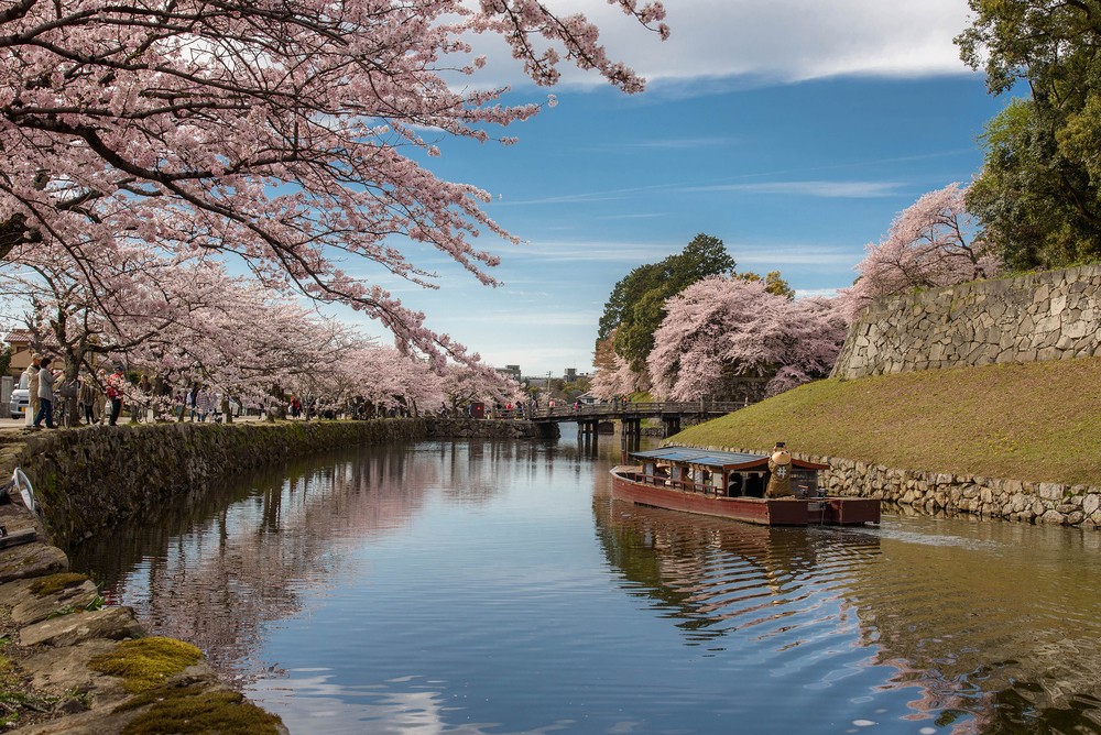 พื้นที่โคะโตและฮิงาชิโอมิ: เมืองประวัติศาสตร์ เช่น ปราสาทฮิโกเนะ และ คลองฮาจิมันโบริ