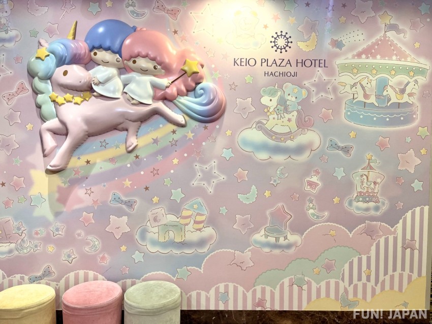 酒店二樓餐廳樓層的拍照打卡點