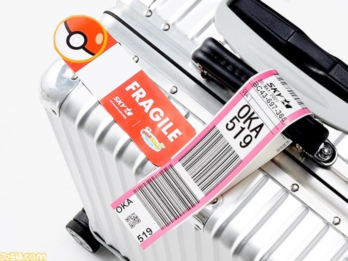 飛翔皮卡丘企劃亮點3.限定登機證與行李標籤