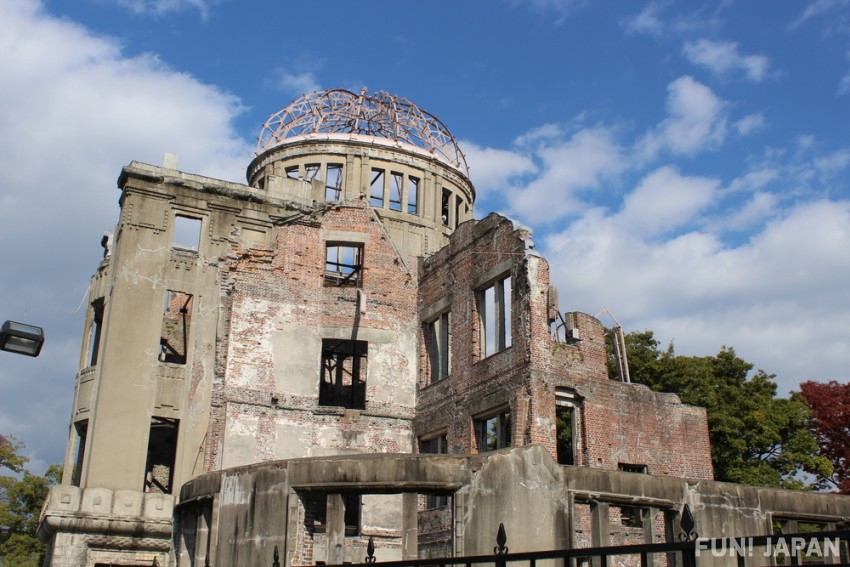 The Atomic Bomb Dome, the only building in the world that conveys the devastation caused by nuclear weapons