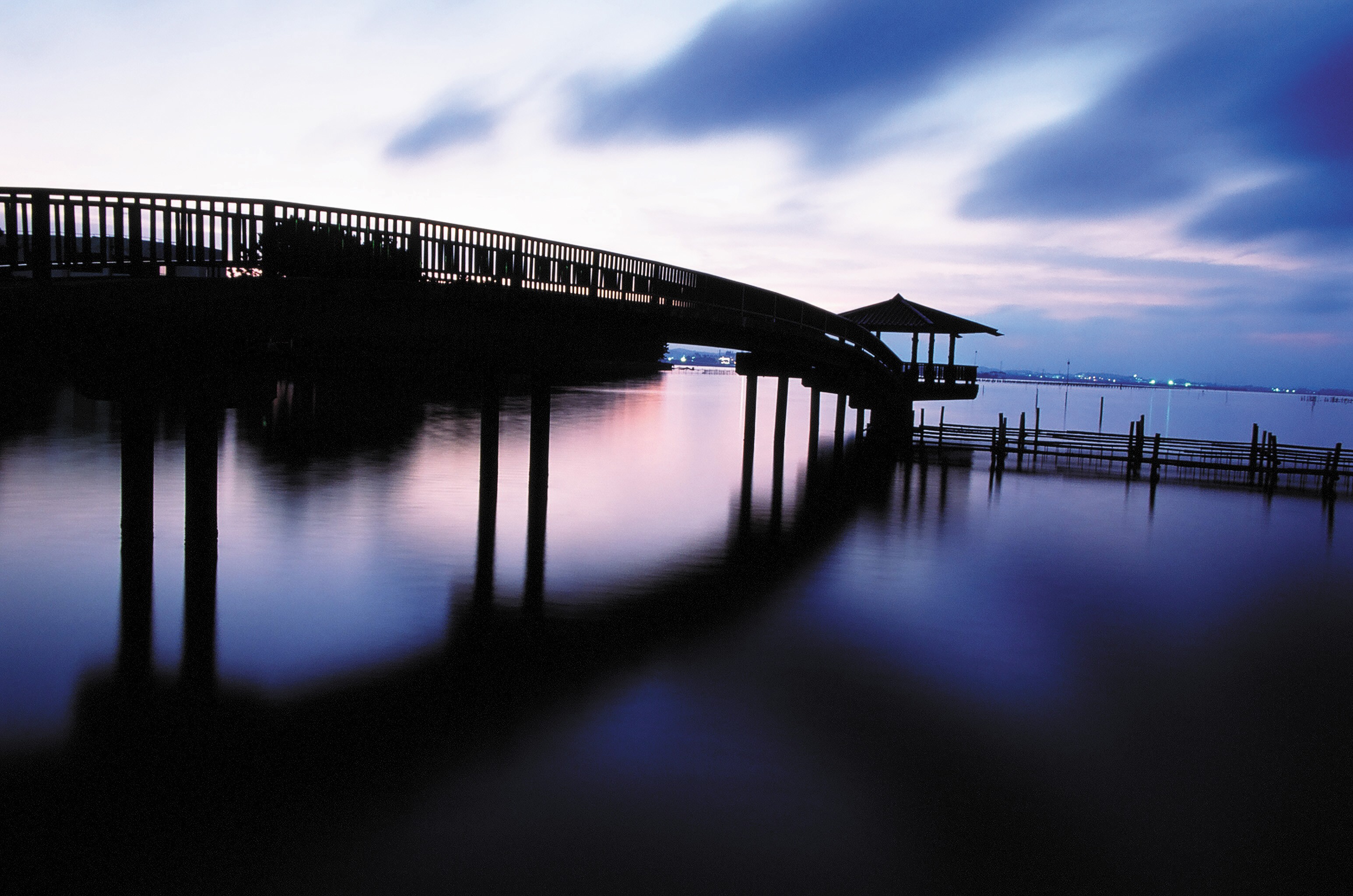 Evening view of Lake Hamana