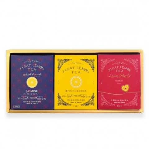【官方正式授權】日本熱銷商品 光浦釀造 漂浮檸檬茶系列 FLT White Box Gift (茉莉花茶、紅茶、心型檸檬出雲) 0825-11