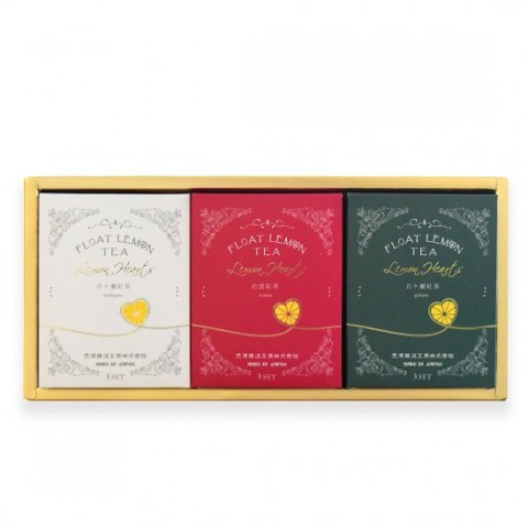 【官方正式授權】日本熱銷商品 光浦釀造 心型檸檬茶系列 FLT White Box Gift (LH月瀨、LH出雲、LH五之瀨) 0825-07
