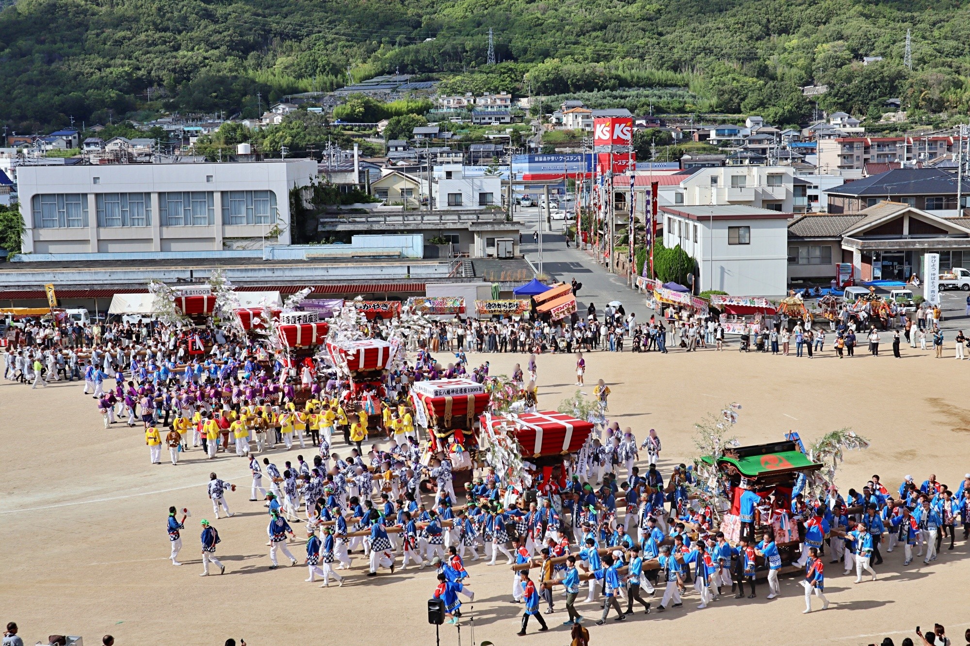 小豆島的秋祭太鼓台奉納