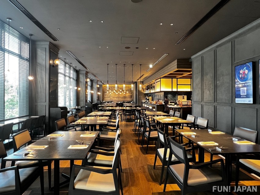 館內1樓的餐廳與酒吧