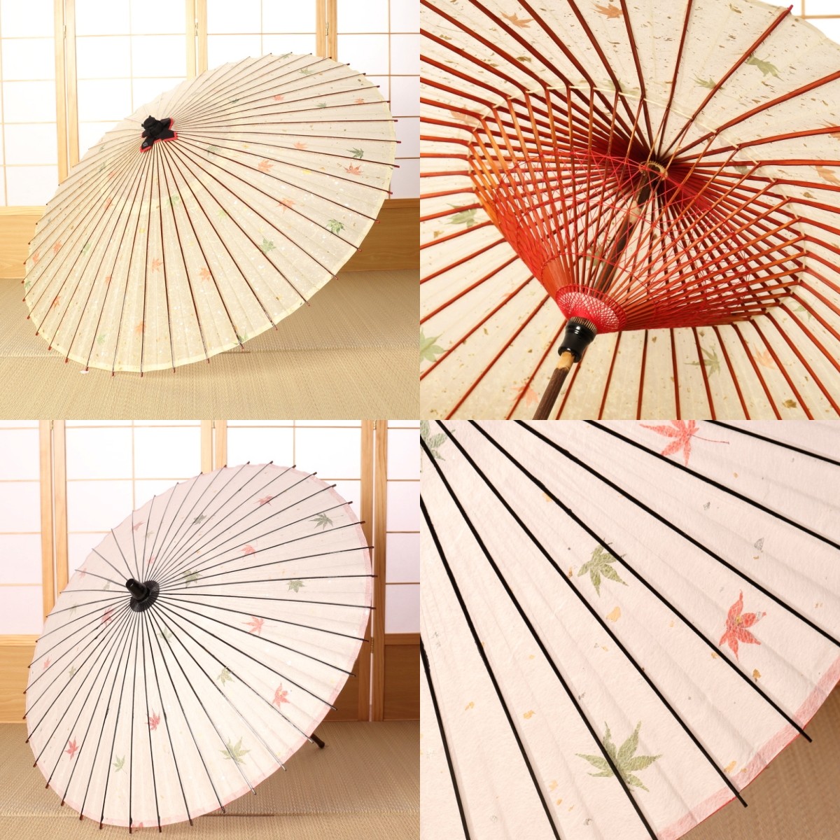 【Autumn Leaves x Japanese Umbrella】Koyo-patterned Japanese umbrella that you want to bring along for the trip's commemorative photo