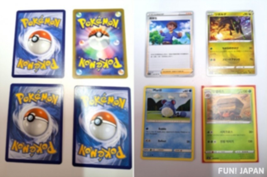 Pokémon TCG: Japanese and oversea versions