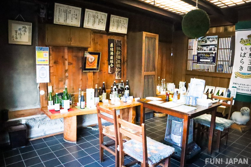Get some Japanese sake at Yuki's oldest Misegura