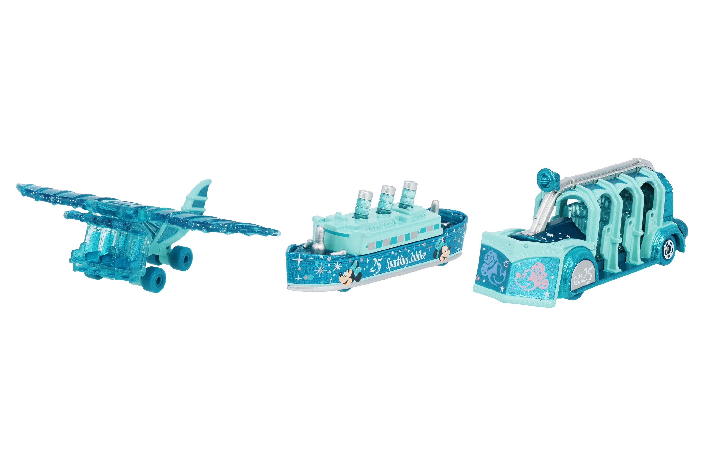 Barang Edisi Terbatas Peringatan 25 Tahun Tokyo DisneySea Set Disney Vehicle Collection <Tomica> Souvenir
