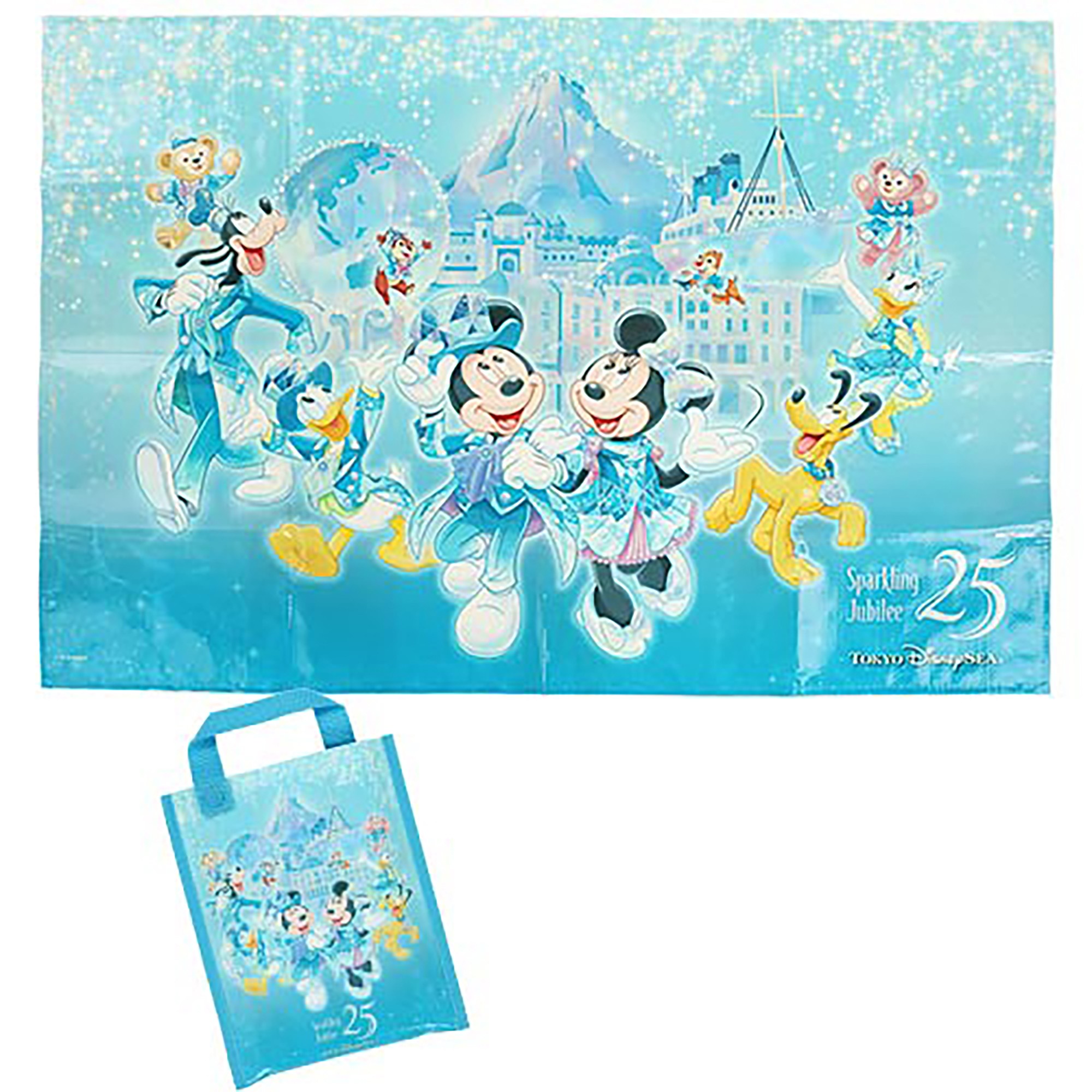 Lembar Santai Souvenir Edisi Terbatas Ulang Tahun ke-25 Tokyo DisneySea