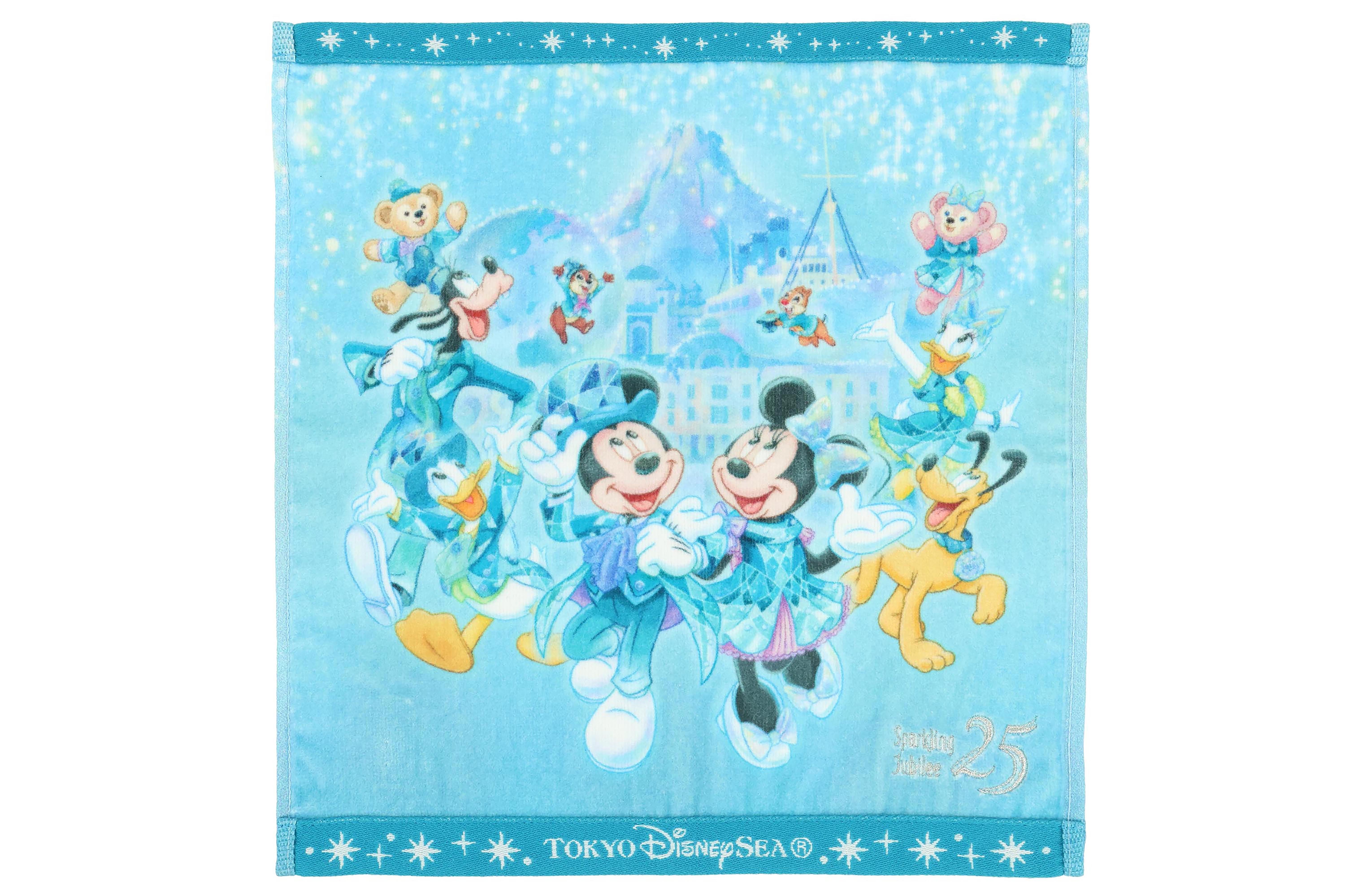 Barang Edisi Terbatas Peringatan 25 Tahun Tokyo DisneySea Handuk Souvenir