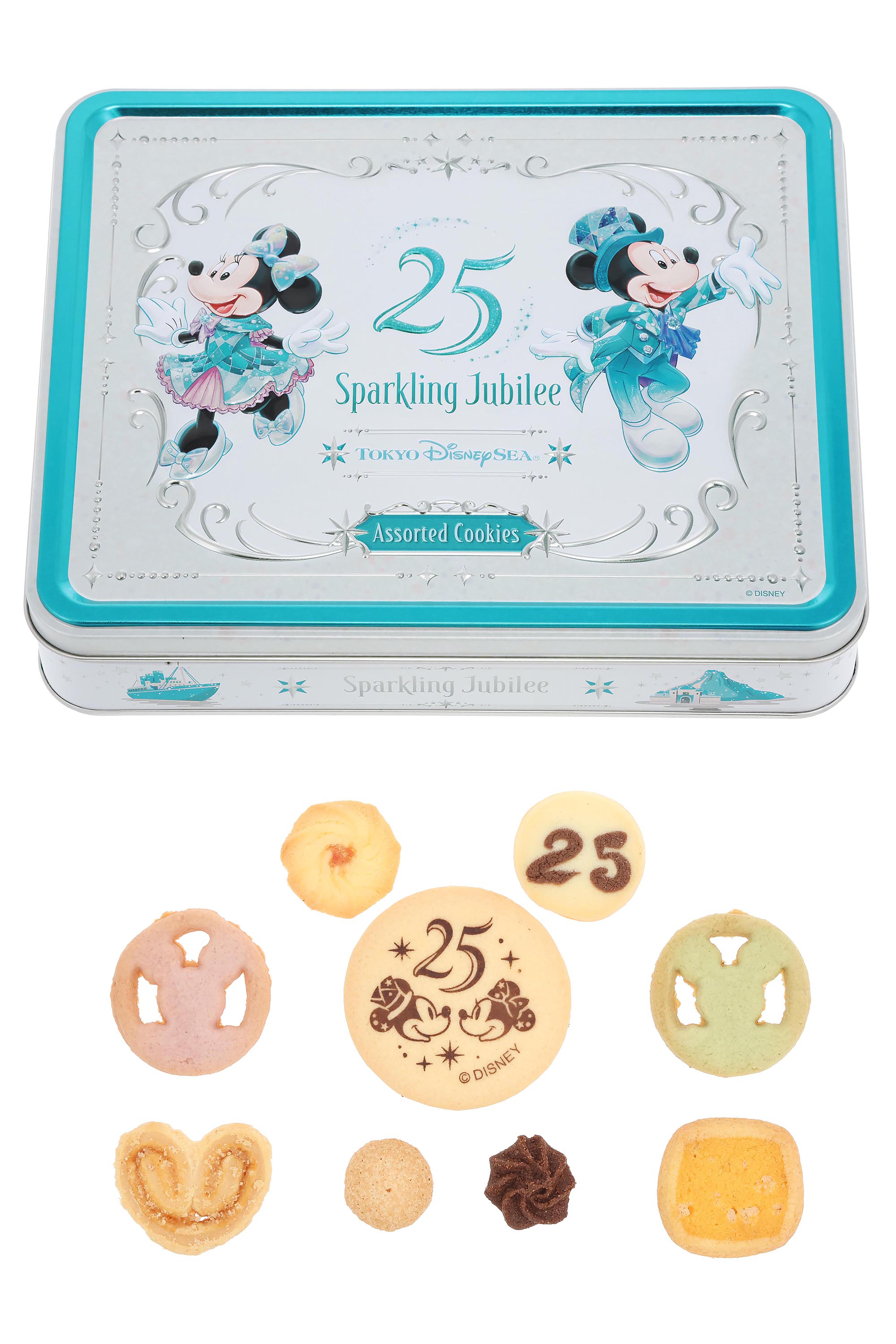 Kue Kering Campur Souvenir Edisi Terbatas Ulang Tahun ke-25 Tokyo DisneySea