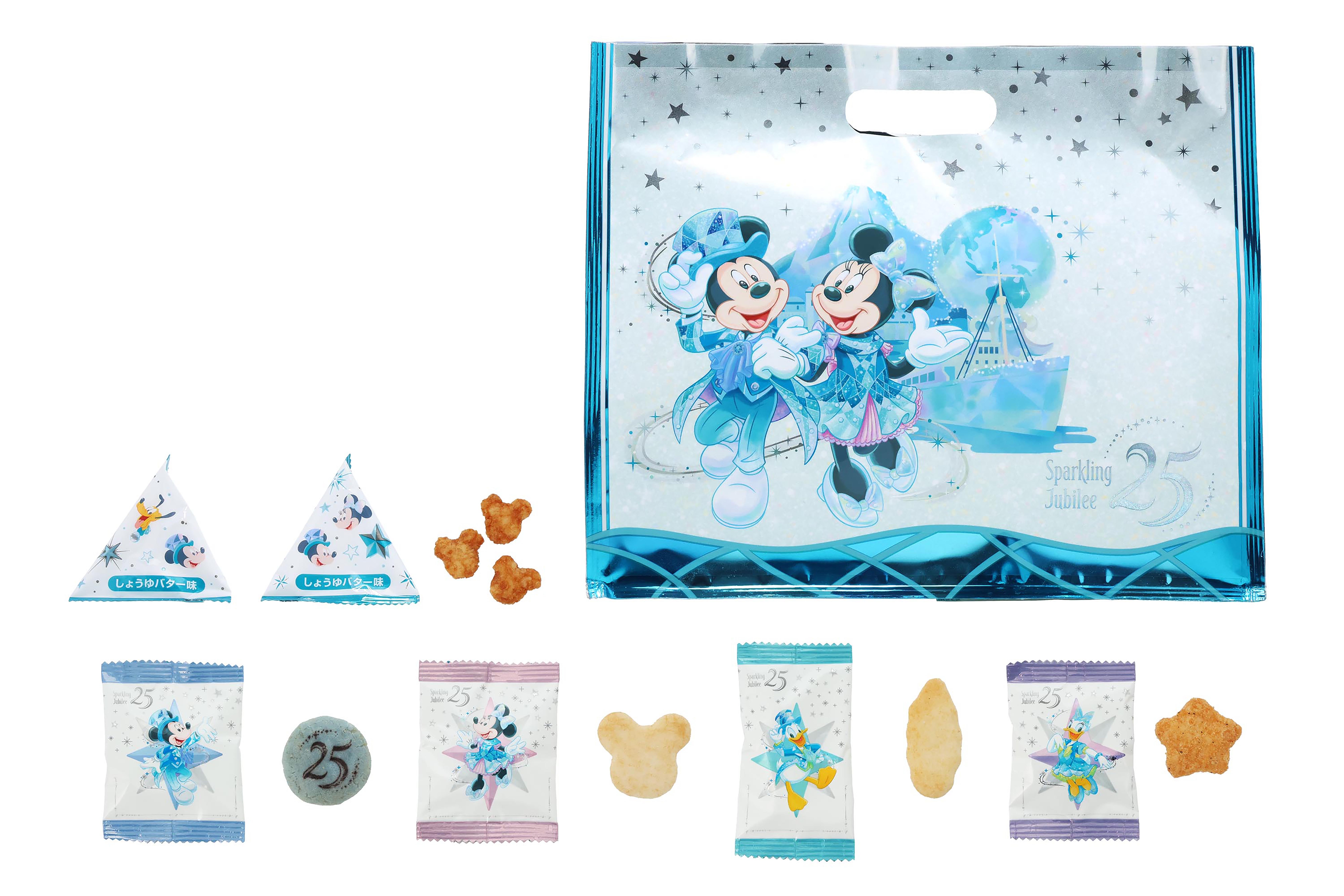 Senbei (Kerupuk Beras) Souvenir Edisi Terbatas Ulang Tahun ke-25 Tokyo DisneySea