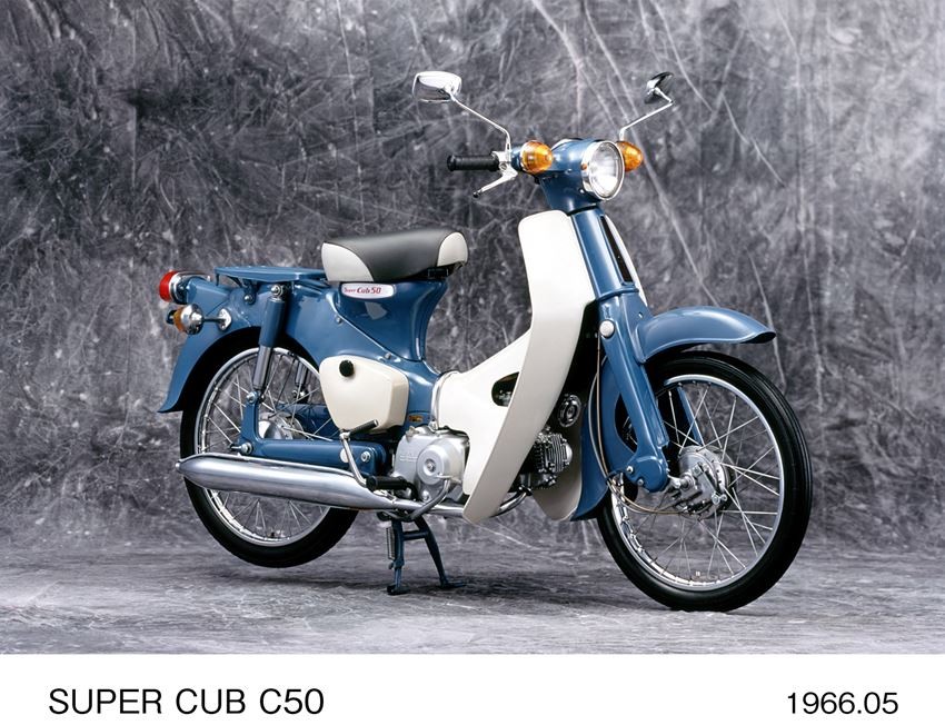 Mẫu số 2: “Super Cub C50” sản xuất năm 1966