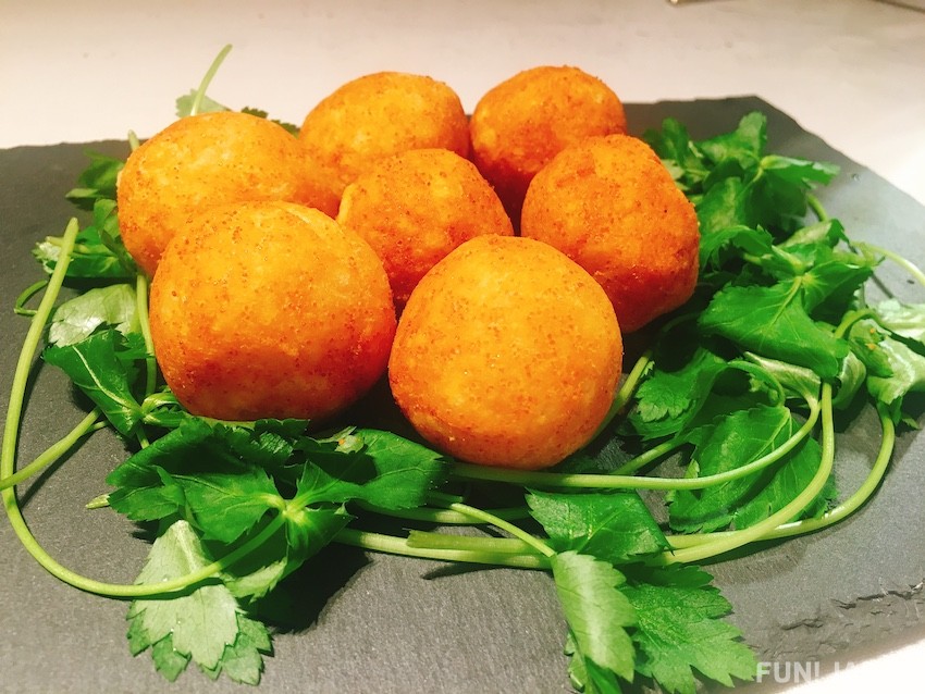 Spicy Cod Roe in Potato Ball