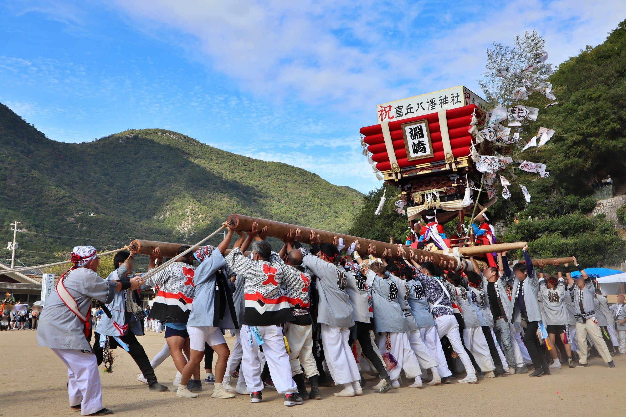 小豆島的秋祭太鼓台奉納