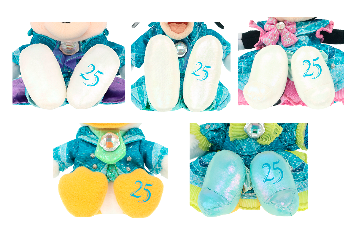 Merchandise Edisi Terbatas Peringatan 25 Tahun Tokyo DisneySea Boneka Plush Souvenir