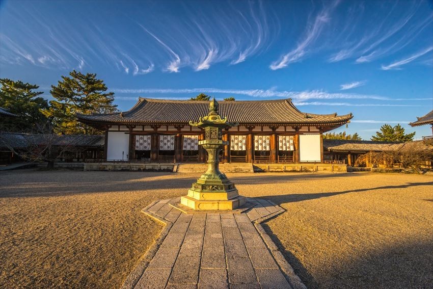 The oldest wooden building in the world: Horyuji