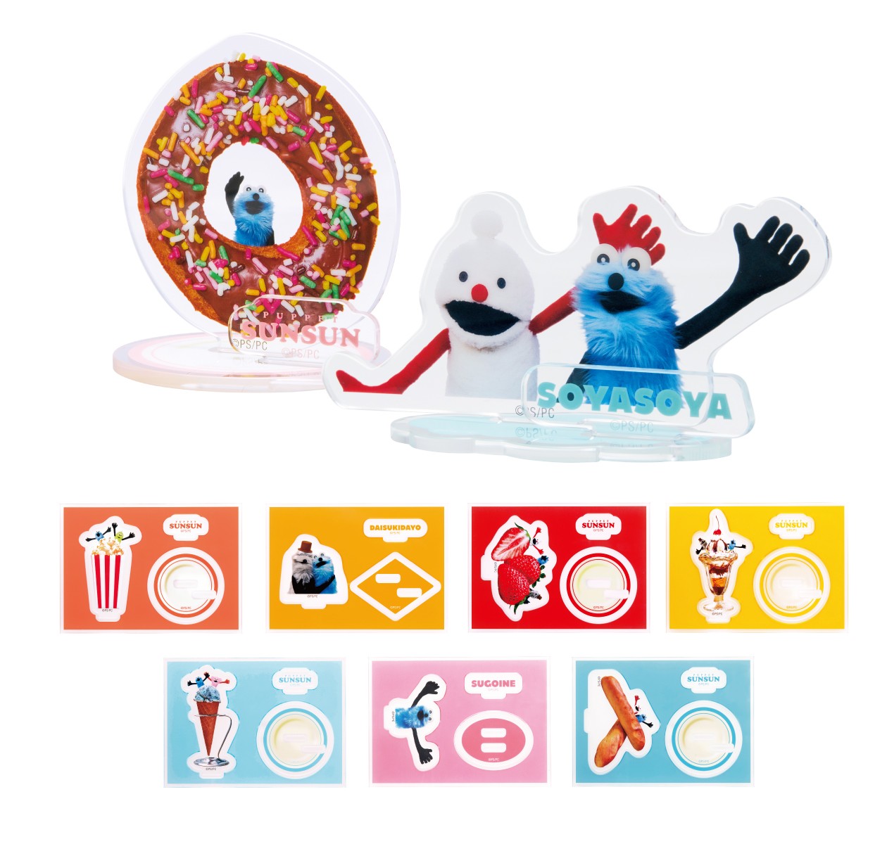 แท่นอะคริลิกหุ่นมือ SunSun