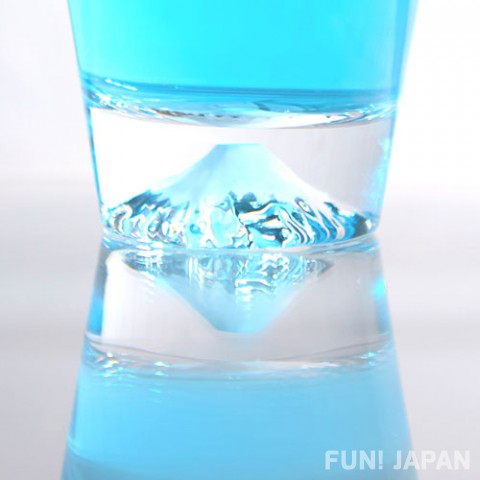 Made in Japan Mt. Fuji or Fujisan clear glass