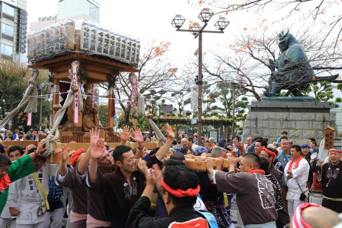 甲府えびす講祭り