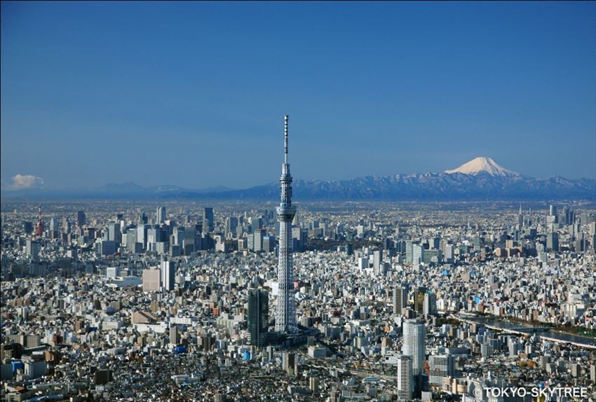 ทริปชมวิวโตเกียวตอนกลางวันจากโตเกียวสกายทรีทาวน์ (TOKYO SKYTREE TOWN)