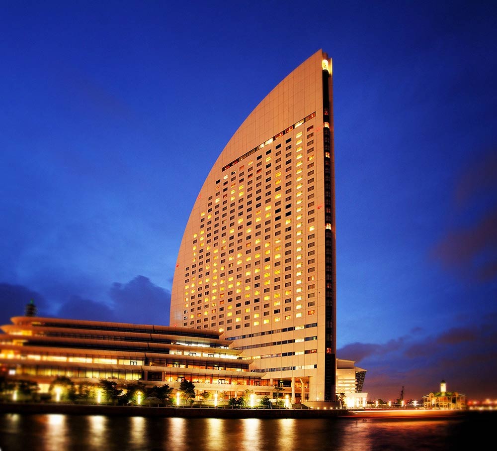 神奈川縣橫濱市的地標之一「橫濱洲際大酒店」