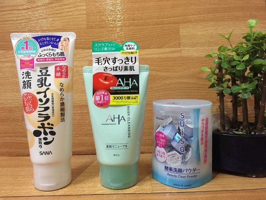 1. 臉部清潔（日本製洗面乳、卸妝、毛孔清潔）