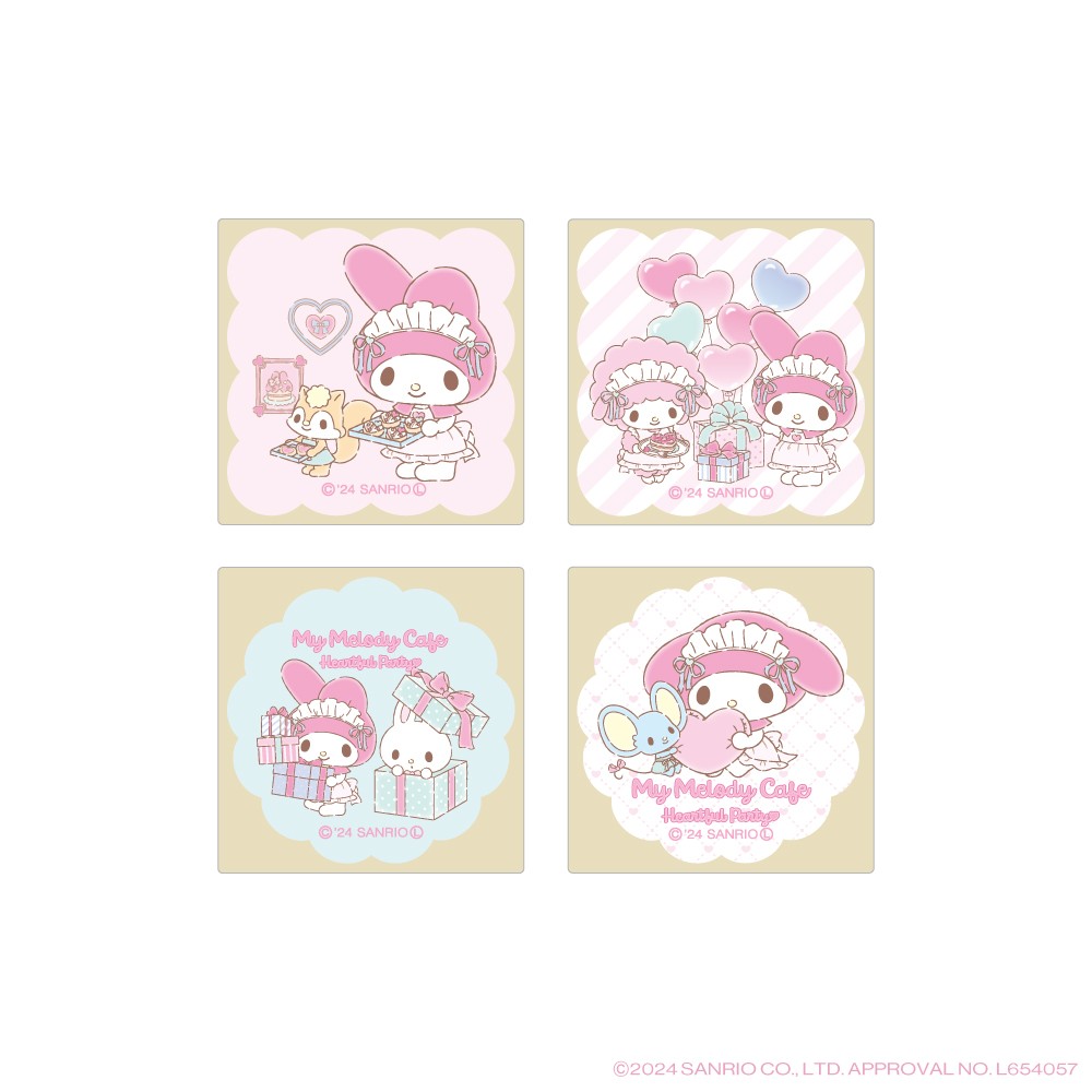 「My Melody Cafe ～Heartful Party～」オリジナルグッズ