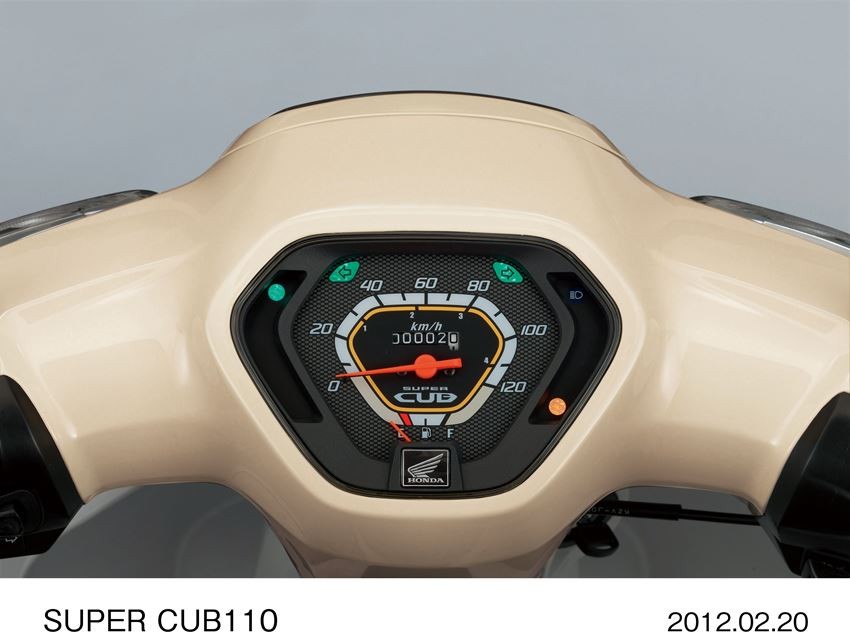 Mẫu 5: “Super Cub 110” được sản xuất vào năm 2012