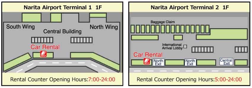 Departure route from Narita Airport