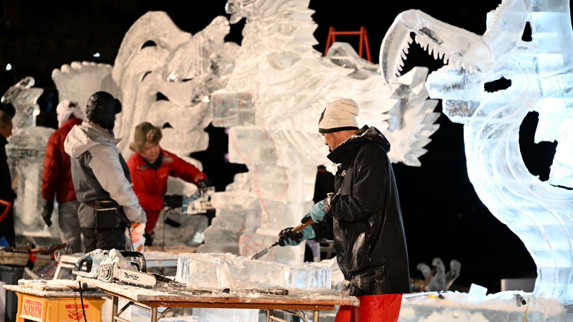 Lễ hội điêu khắc băng tại Lâu đài Matsumoto – Di sản quốc gia