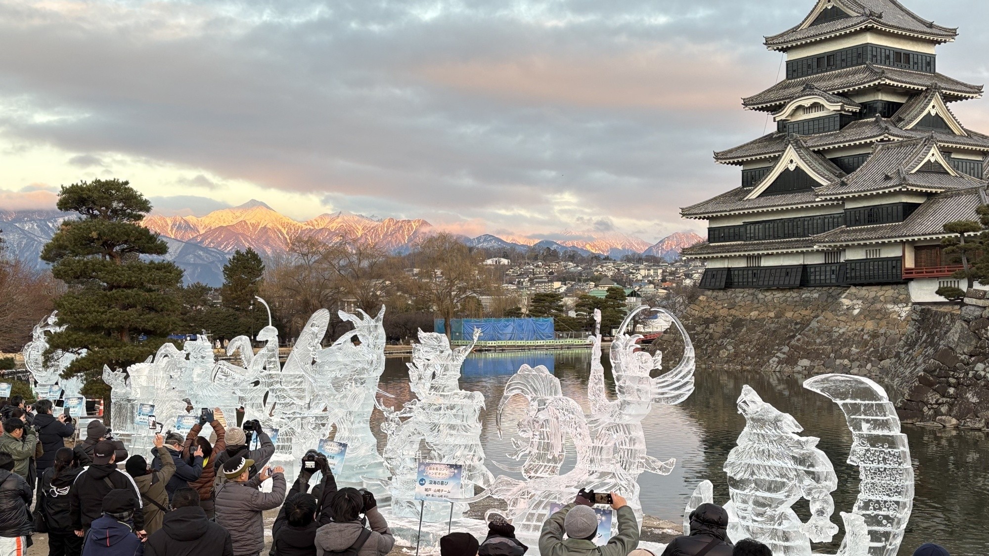 Lễ hội điêu khắc băng tại Lâu đài Matsumoto – Di sản quốc gia